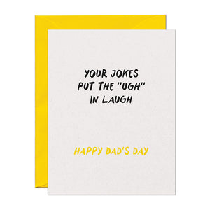 Dad Jokes Father's Day Card