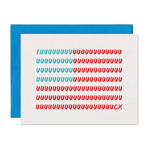 Fuuuck Flag Support Sympathy Card